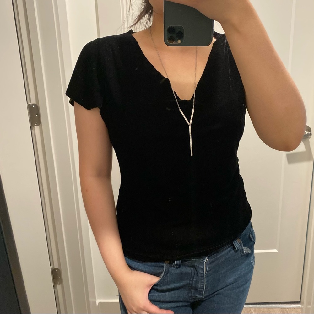 sole society rhinestone Y necklace July sale